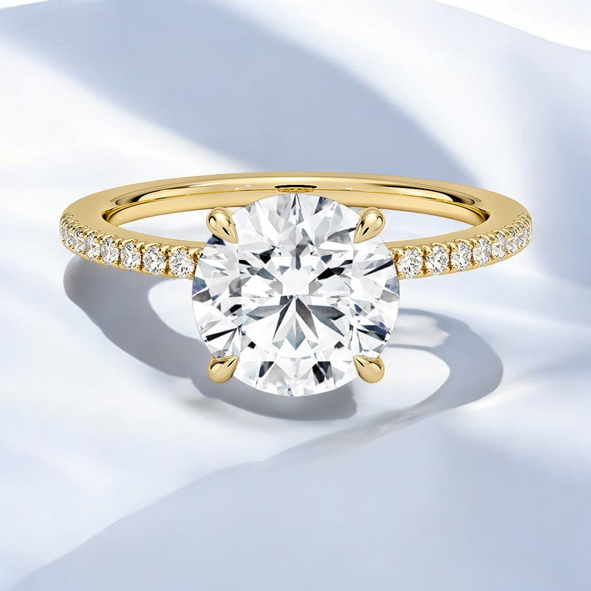 Lab Grown Diamond Ring with Ballad Diamond Ring – Simple Yet Stunning in Every Detail