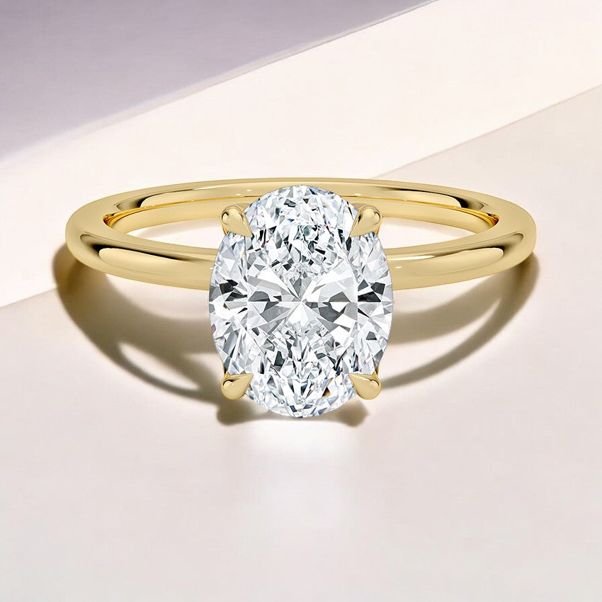 Petal Lab Grown Diamond Engagement Ring β Simple Yet Stunning in Every Detail