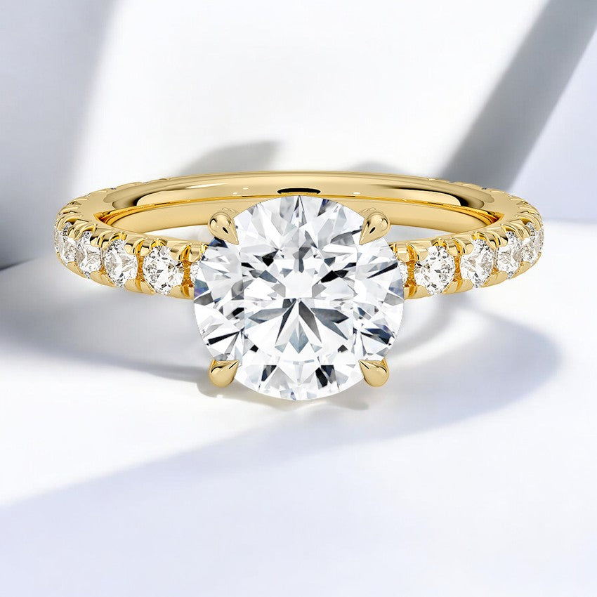 Lab Grown Diamond Engagement Ring β Inspired by Nature's Grace