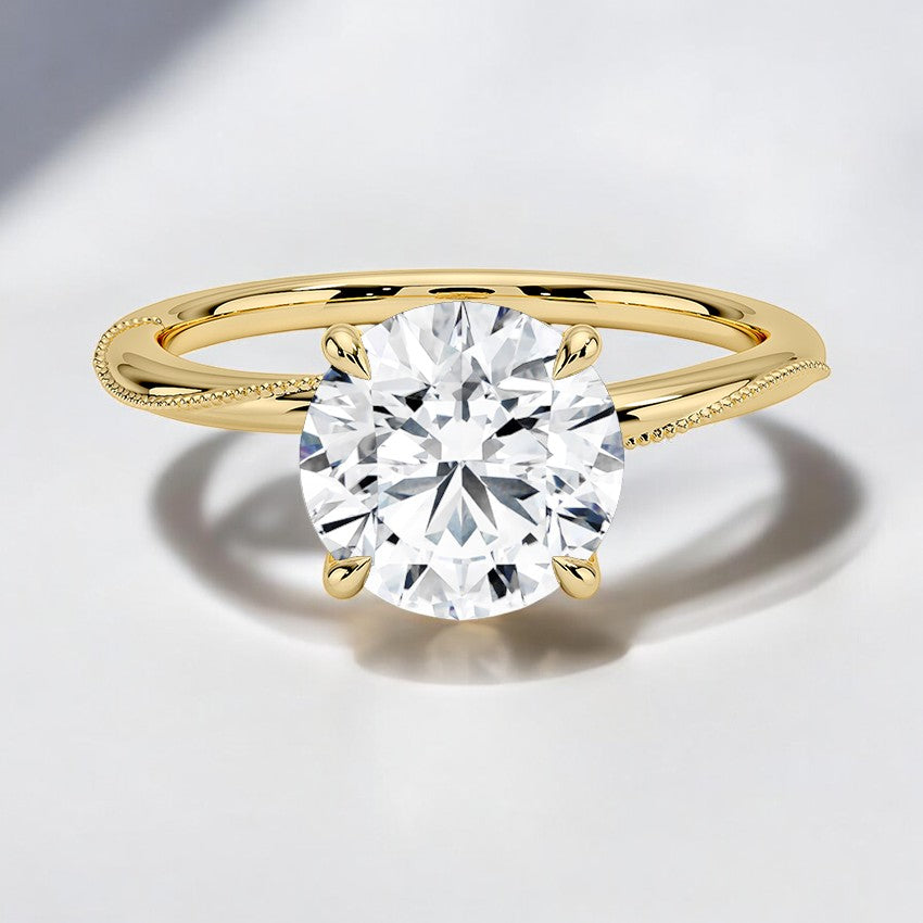 Lab Grown Diamond Engagement Ring β Inspired by Nature's Grace