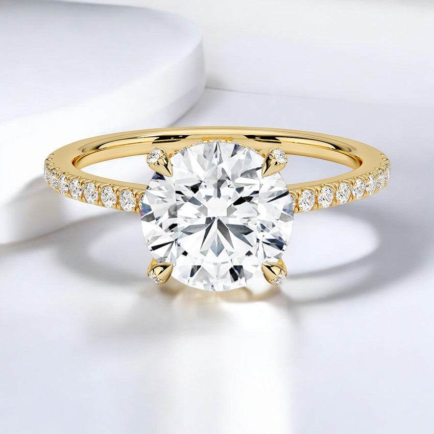 Lab Grown Diamond Engagement Ring β Inspired by Nature's Grace
