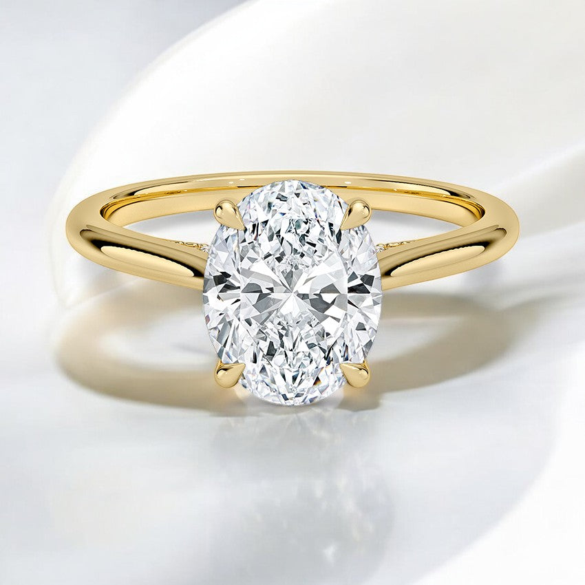 Lab Grown Diamond Engagement Ring β Refined and Luxurious Statement Piece