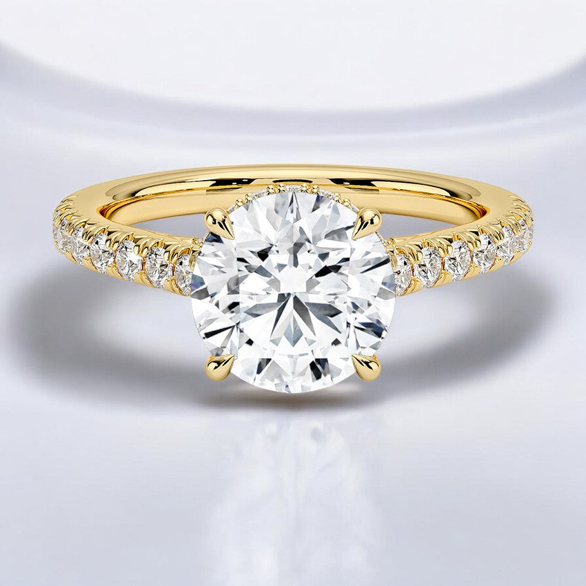 Lab Grown Diamond Engagement Ring – Timeless Beauty with a Classic Twist
