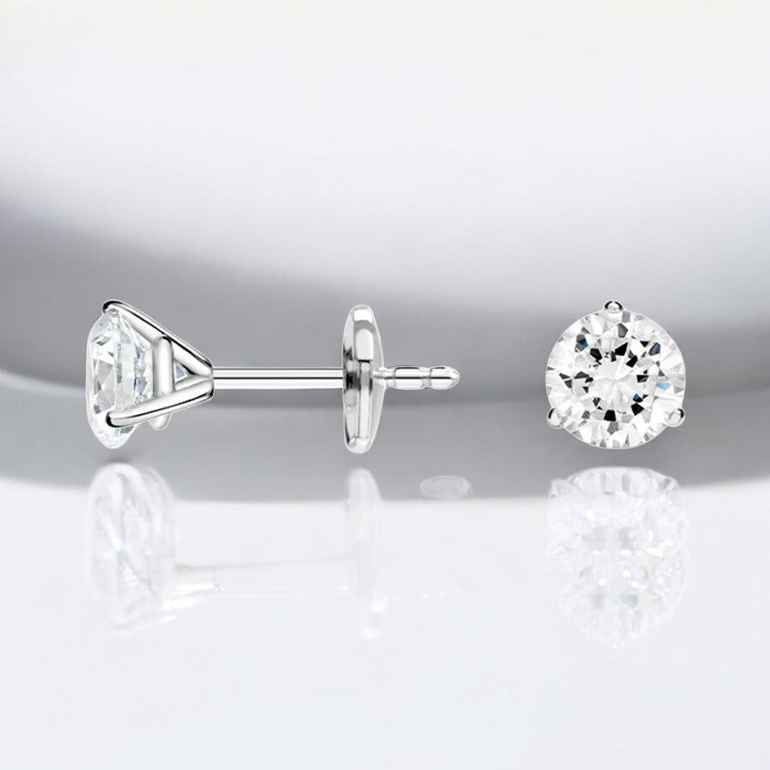 Perfect Martini Diamond Stud Earrings