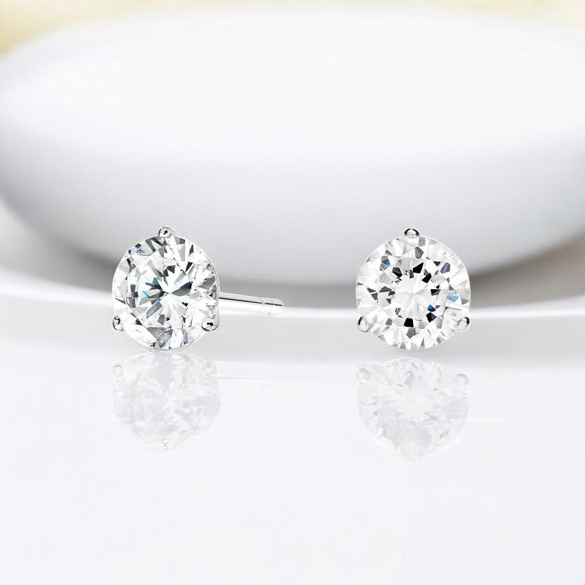 Perfect Martini Diamond Stud Earrings