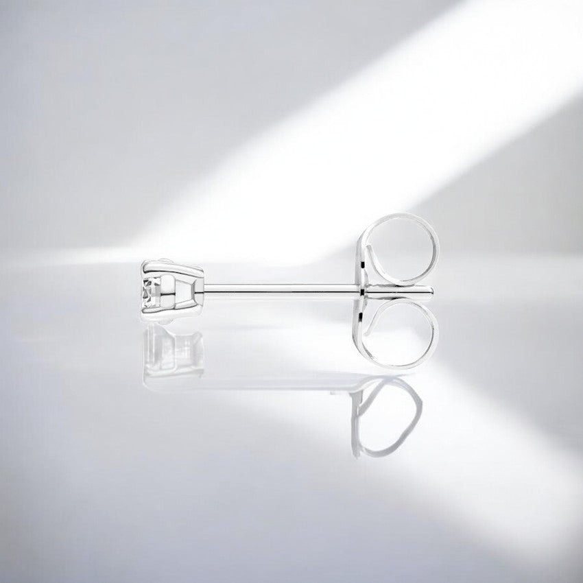 Single Diamond Stud Earring