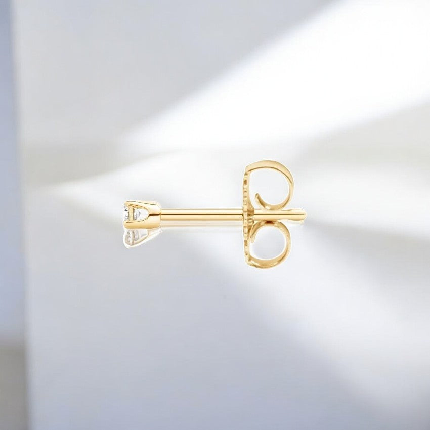 Single Petite Diamond Stud Earring