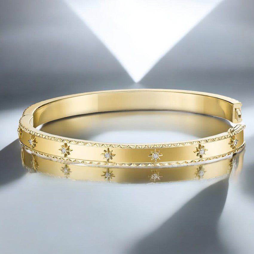 Starburst Lab Diamond Bangle