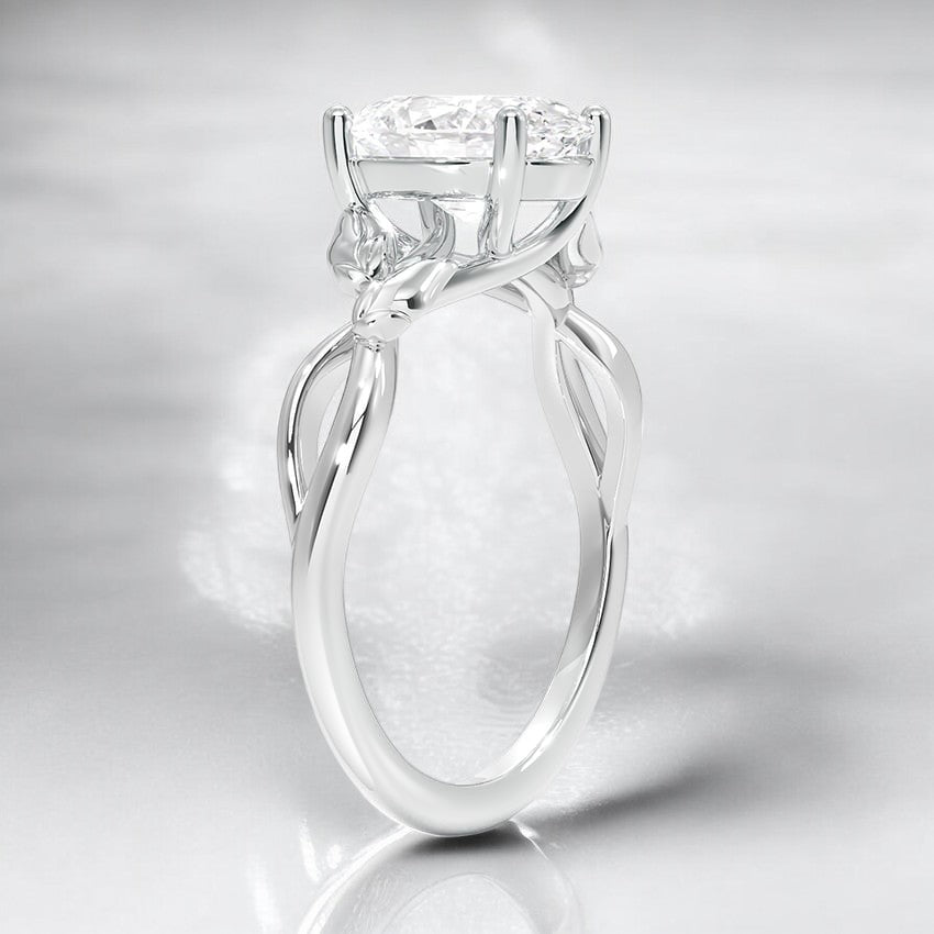 Solitaire Lab Grown Diamond Engagement Ring - A Timeless Masterpiece for Your Love Story