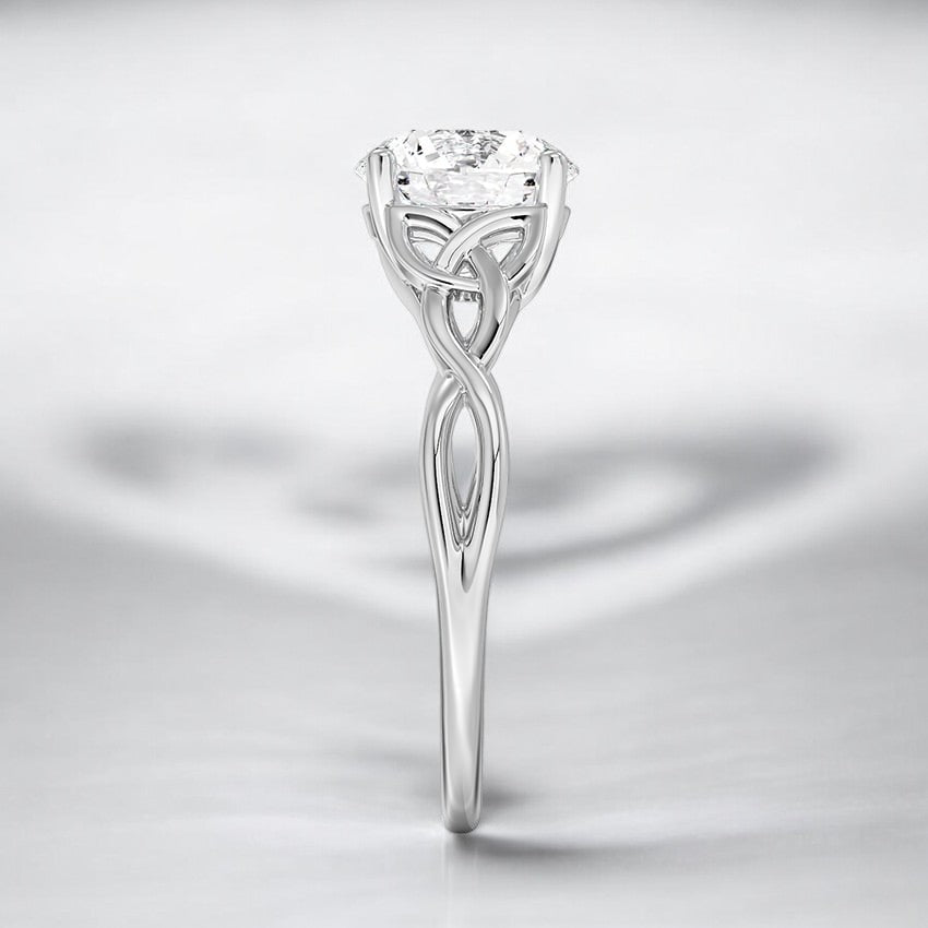 Lab Grown Diamond Engagement Ring - For the Modern Bride with a Classic Heart