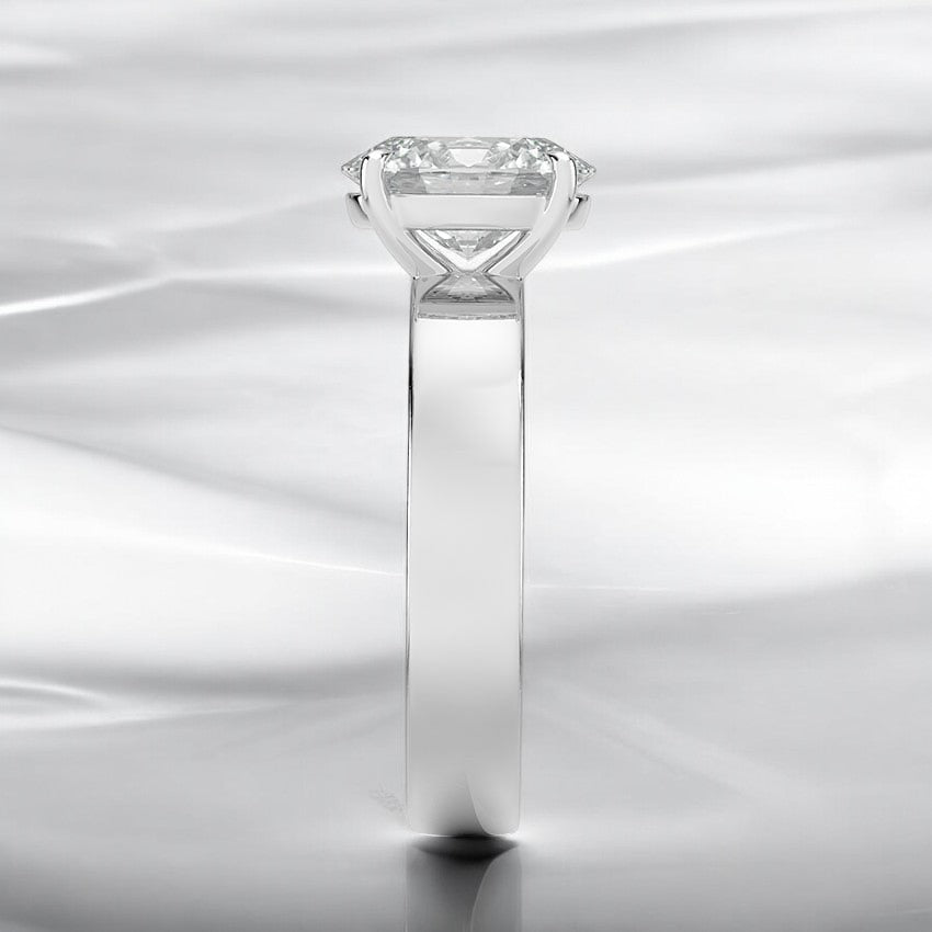 Solitaire Lab Grown Diamond Engagement Ring - Effortless Charm with Lasting Appeal