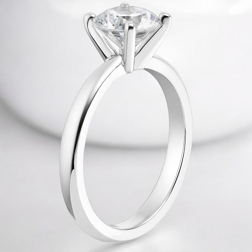 Comfort Fit 2.5mm Lab Grown Diamond Engagement Ring - Where Vintage Charm Meets Modern Elegance