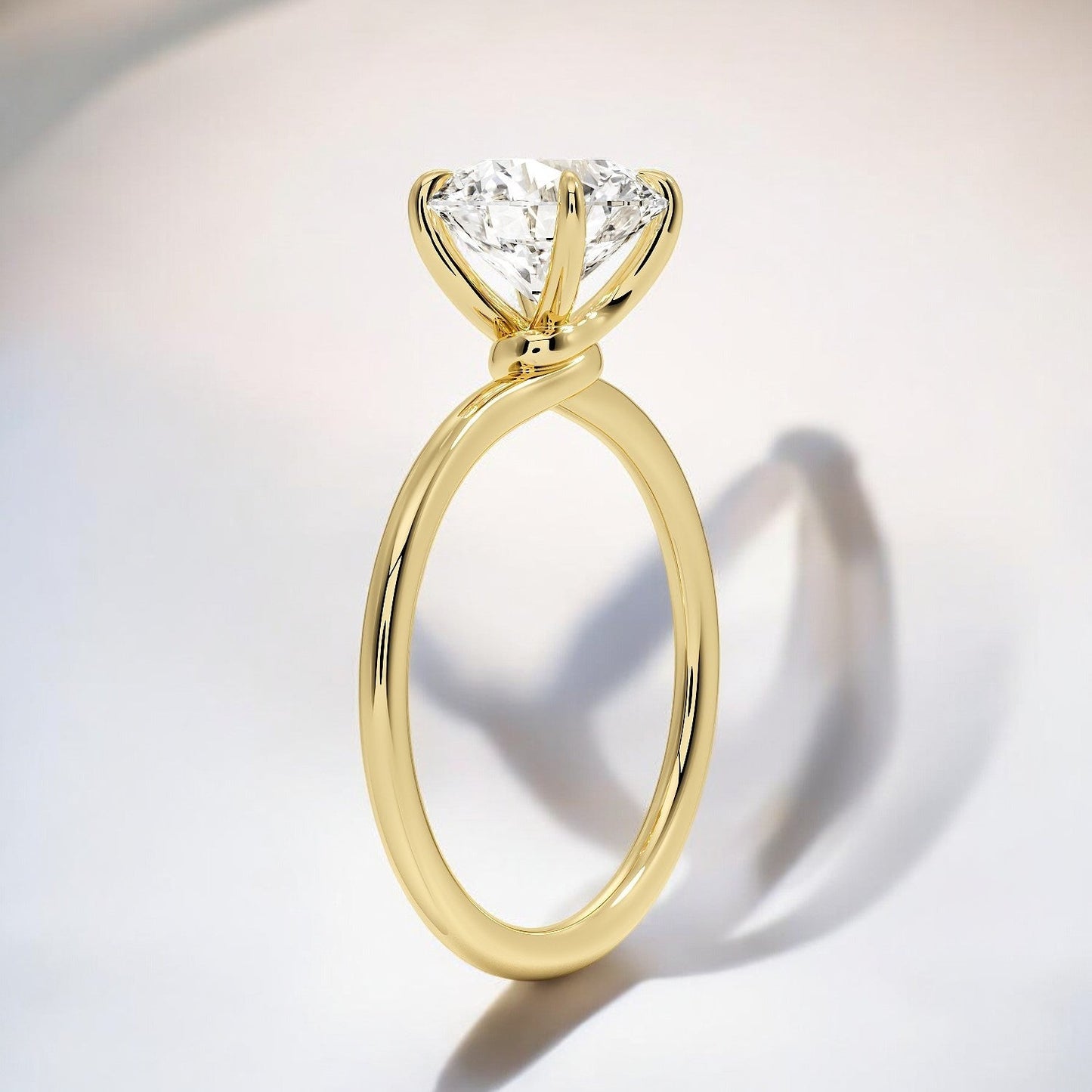 Solitaire Lab Grown Diamond Engagement Ring - Inspired by Nature, Designed for Love