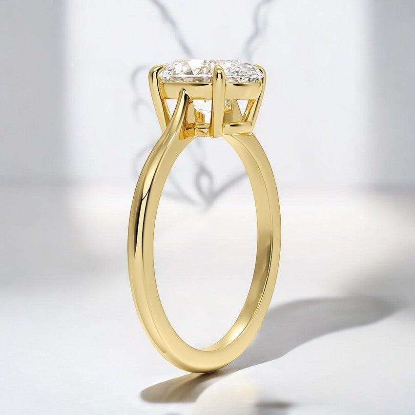 Solitaire Lab Grown Diamond Engagement Ring - An Expression of Timeless Beauty