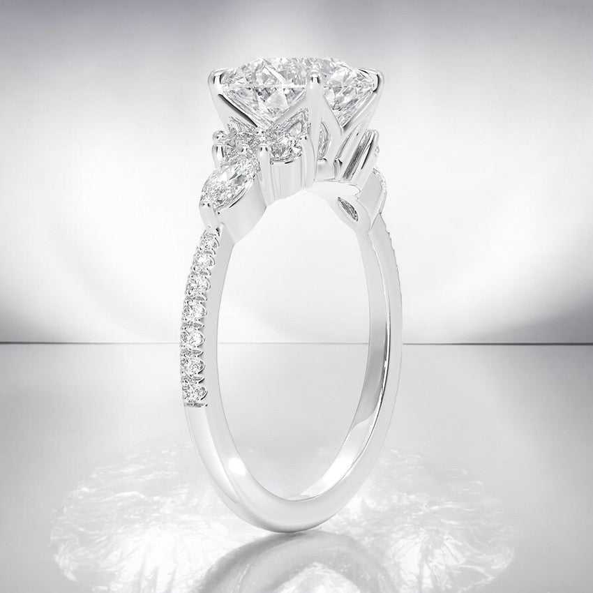Lab Grown Diamond Engagement Ring - A Unique Blend of Style and Grace