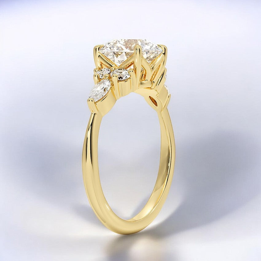 Lab Grown Diamond Engagement Ring - Enduring Beauty with a Contemporary Edge