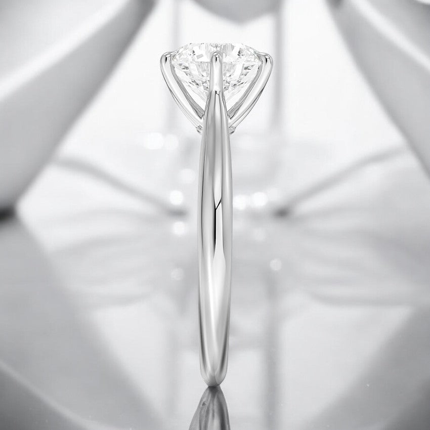 Solitaire Lab Grown Diamond Engagement Ring - Inspired by Nature, Designed for Love