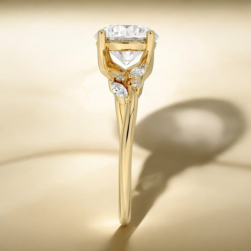 Lab Grown Diamond Engagement Ring - Exquisite Details for a Memorable Design