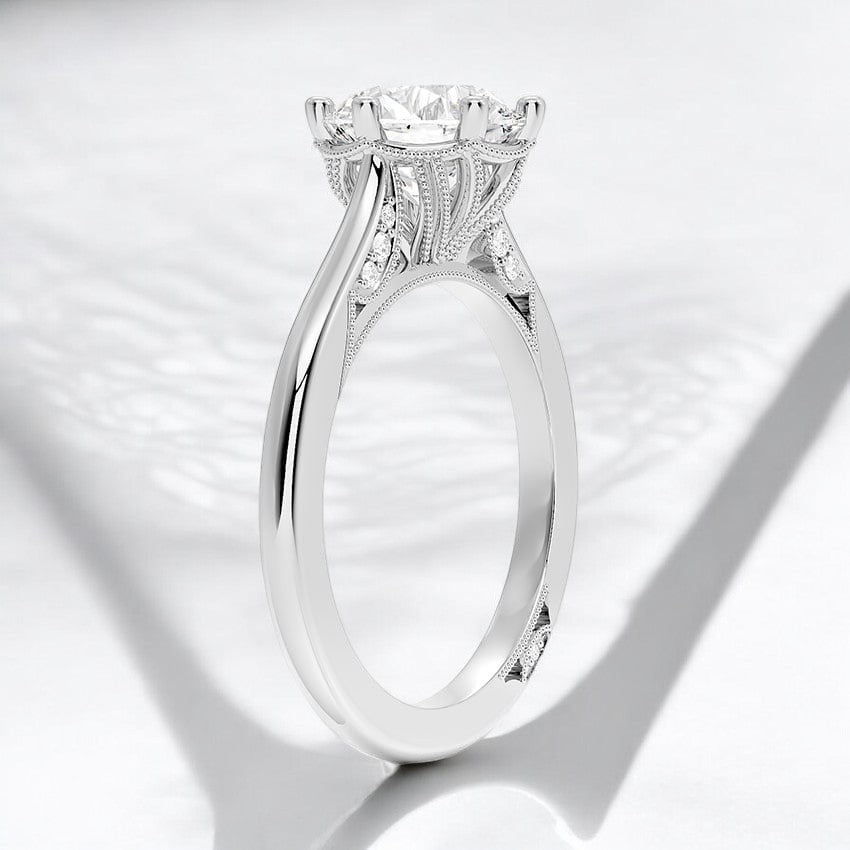 Diamond Lab Grown Diamond Engagement Ring - Where Tradition Meets Contemporary Design