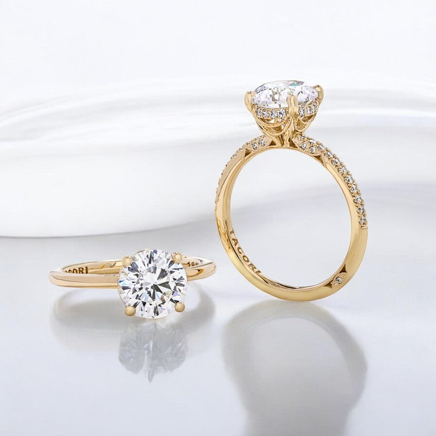 Delicate Drape Diamond Lab Grown Diamond Engagement Ring - Crafted to Perfection for Your Special Day