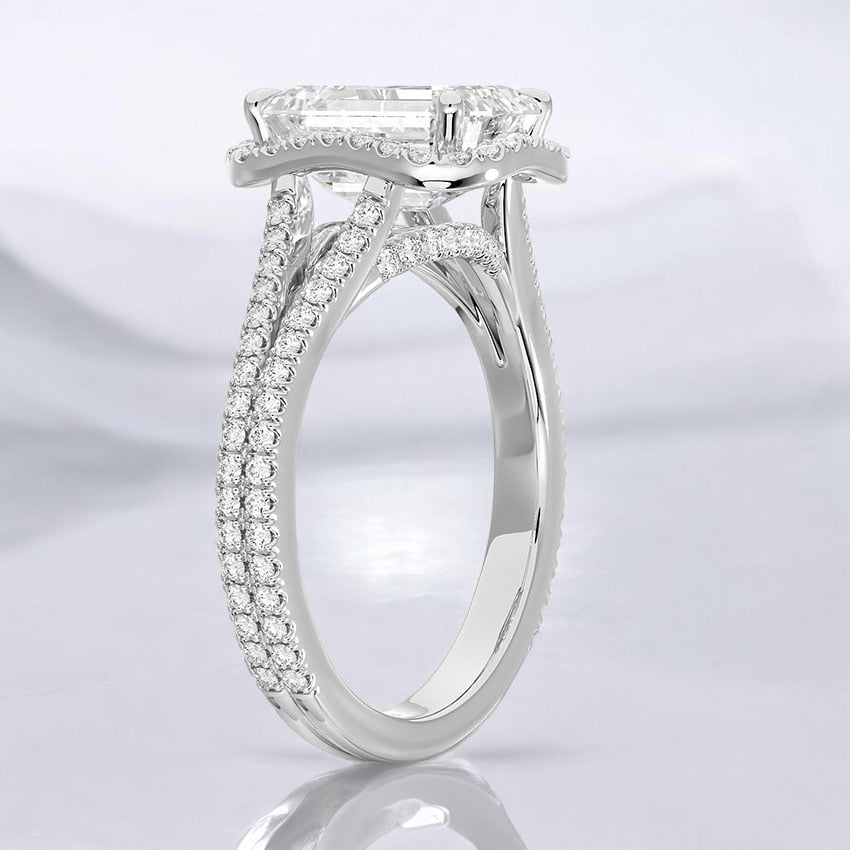 Halo Lab Grown Diamond Engagement Ring - Where Tradition Meets Innovation