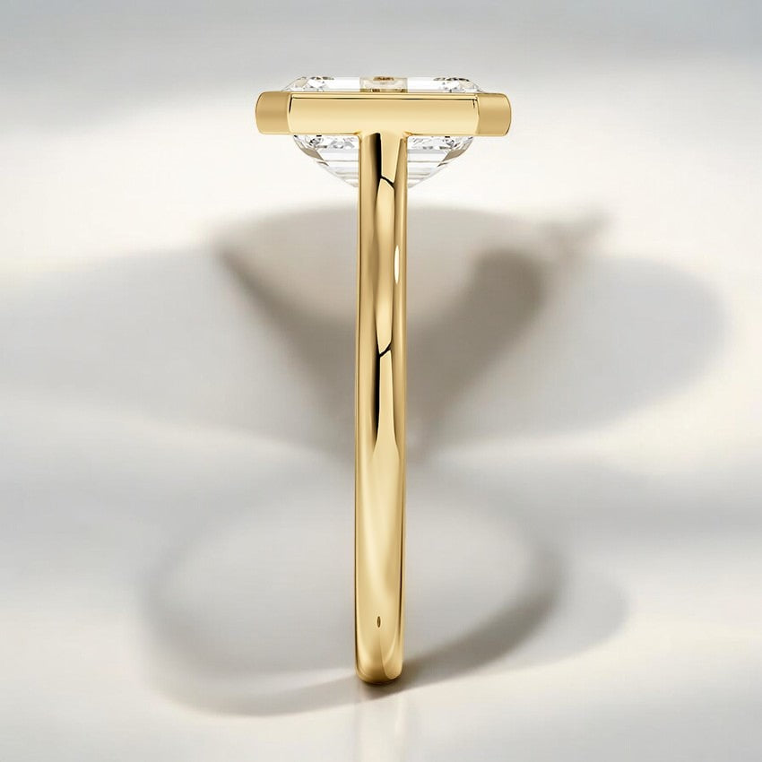 2mm Bezel Lab Grown Diamond Engagement Ring - Designed to Last, Crafted to Shine