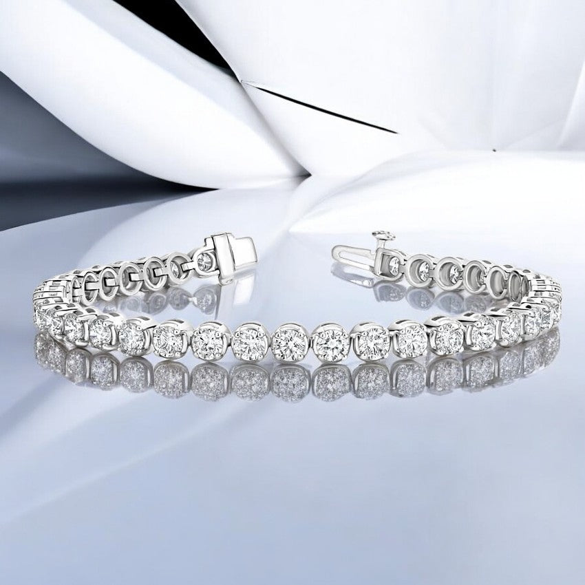 7 In. Lab Diamond Tennis Bracelet