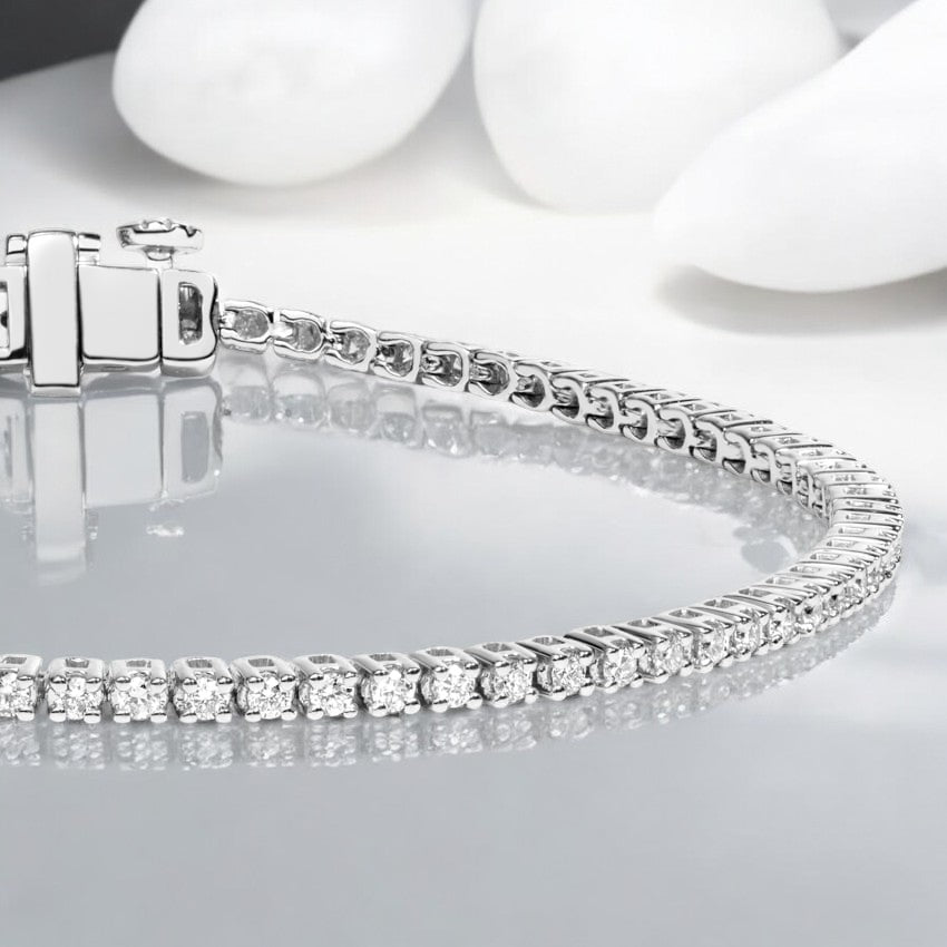 7 In. Perfect Tennis Lab Diamond Bracelet