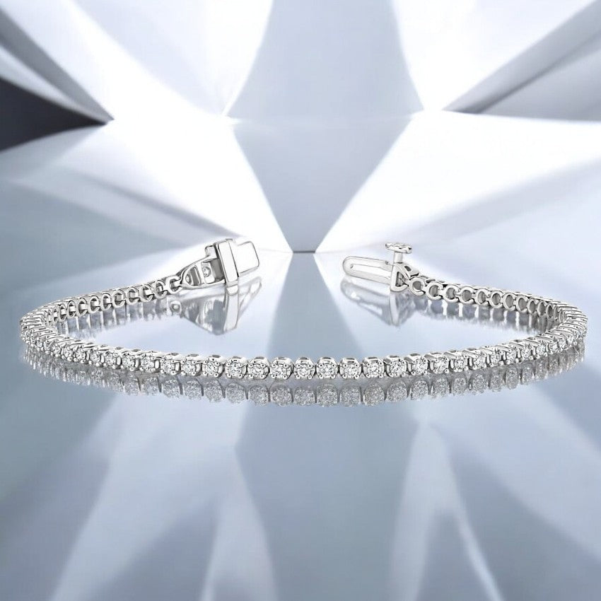 7 In. Lab Diamond Tennis Bracelet