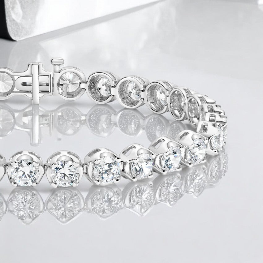 7 In. Certified Lab Grown Diamond Tennis Bracelet