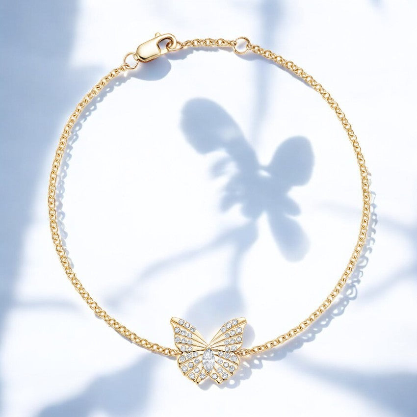 Flutter Lab Diamond Bracelet