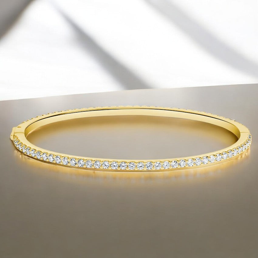 Luxe Lab Diamond Eternity Bangle Bracelet