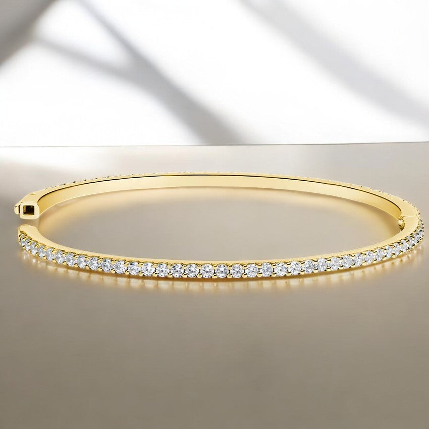 Luxe Lab Diamond Eternity Bangle Bracelet