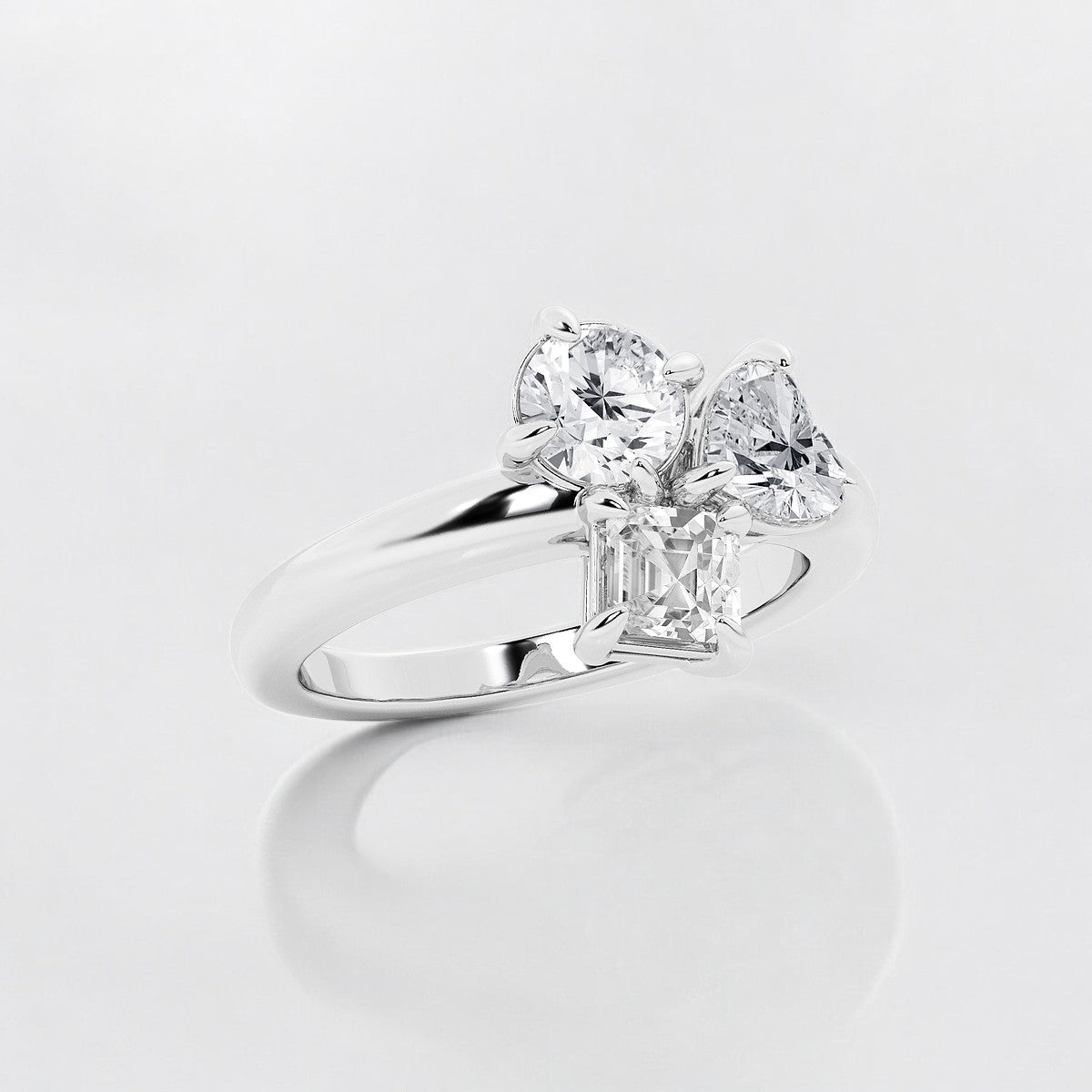 Mosaic Three Stone Ring