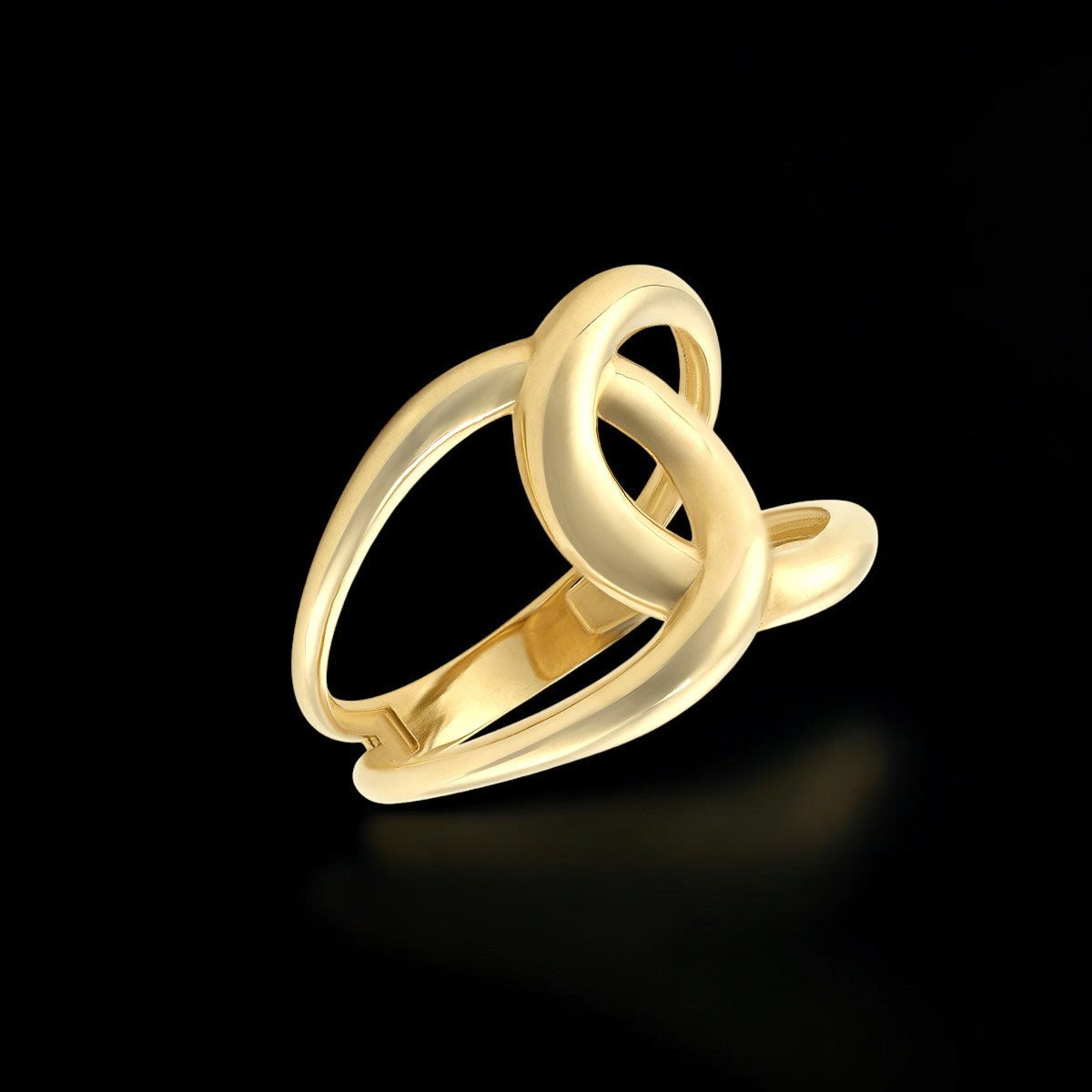 Gold Infinity Knot Fashion Ring