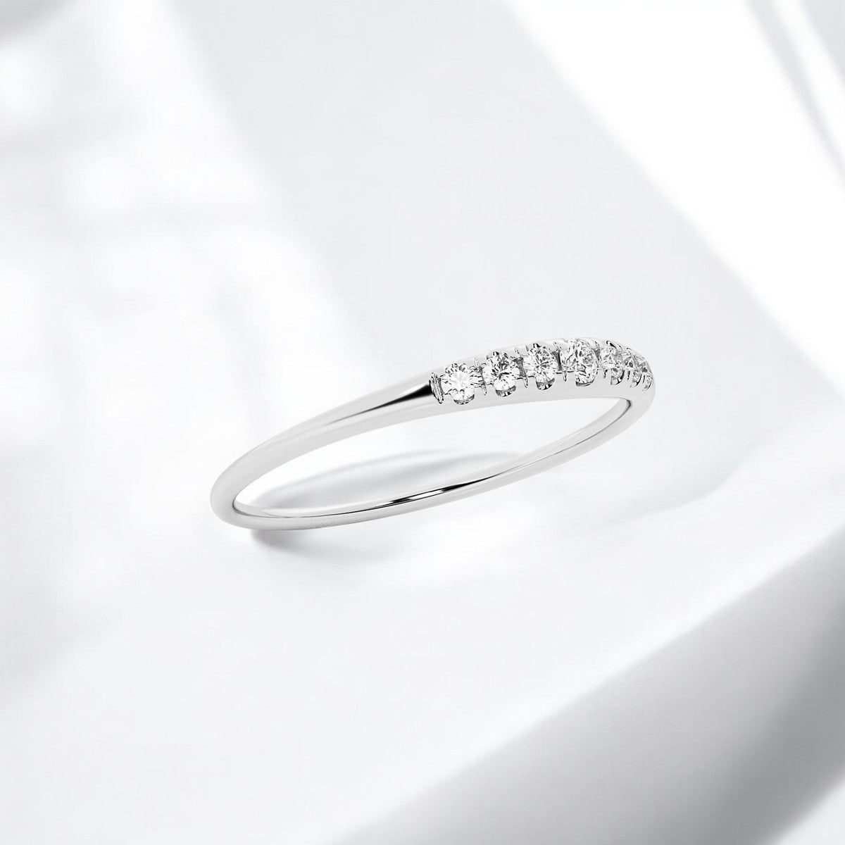 Ethereal Round Lab Grown Diamond Pinky Ring