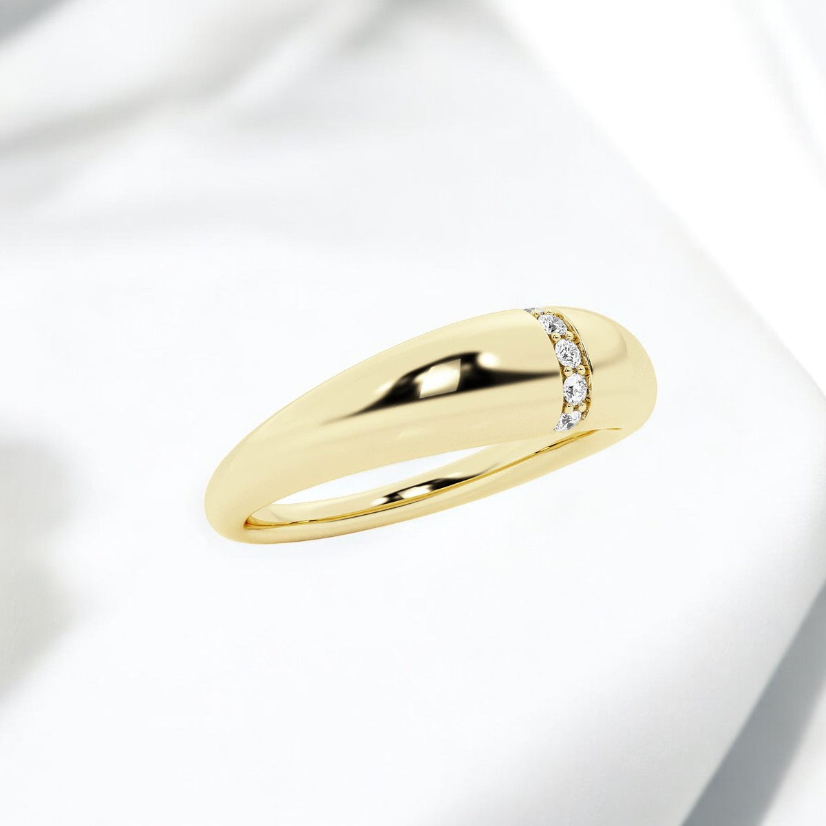 Round Lab Grown Diamond Fashion Ring