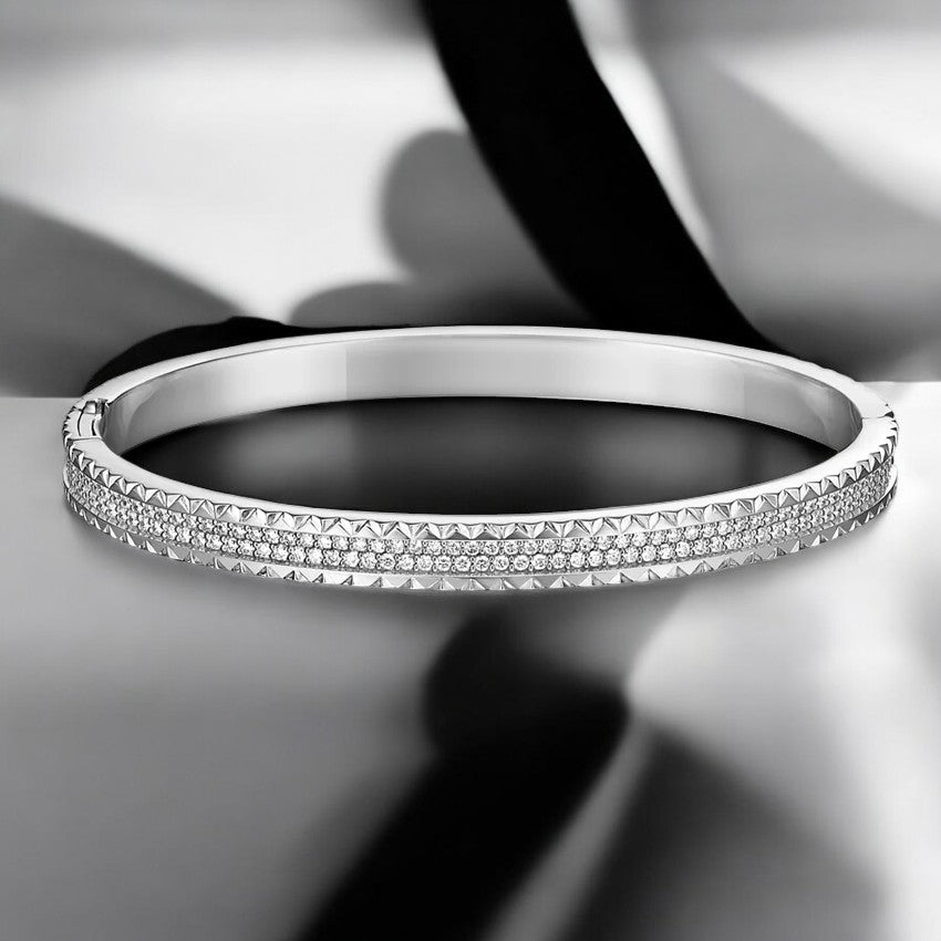 Diamond Lab Grown Bangle Bracelet
