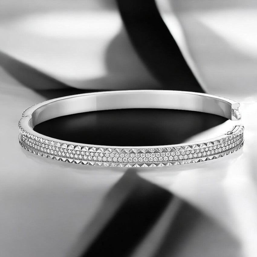 Diamond Lab Grown Bangle Bracelet
