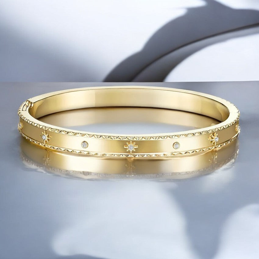 Starburst Bezel 6.5 In. Bangle