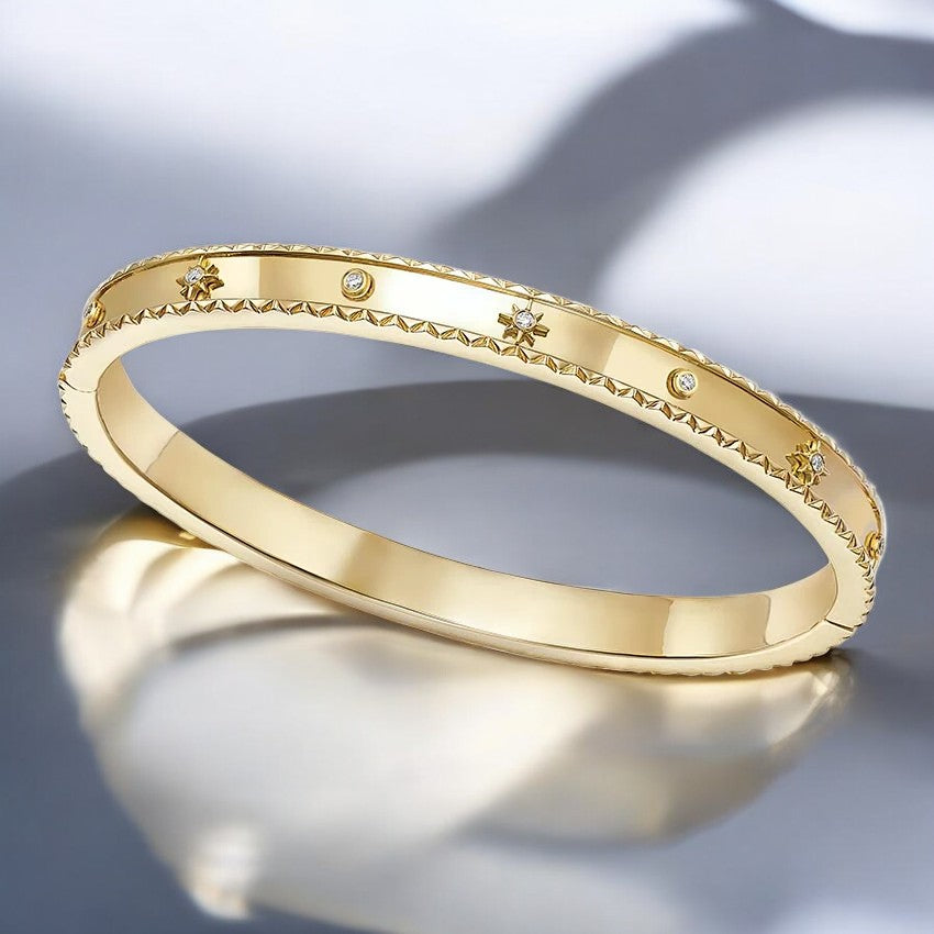 Starburst Bezel 6.5 In. Bangle