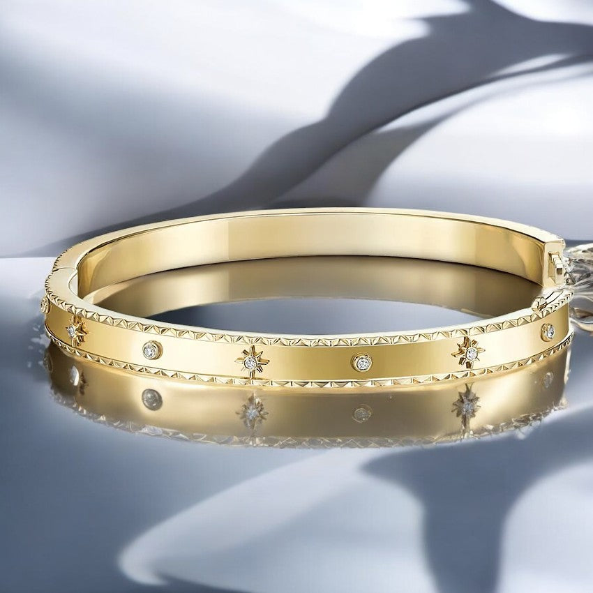 Starburst Bezel 6.5 In. Bangle