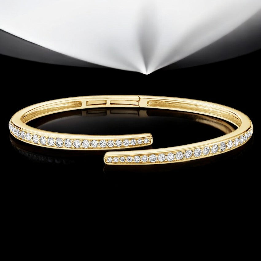 Lab Diamond Wrap Bangle