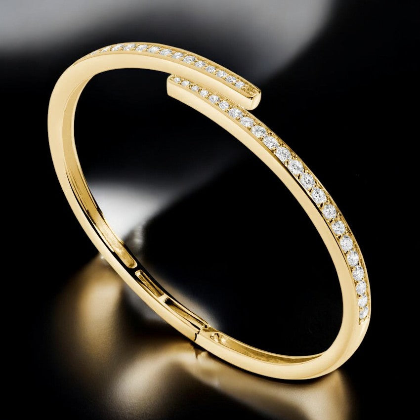 Lab Diamond Wrap Bangle