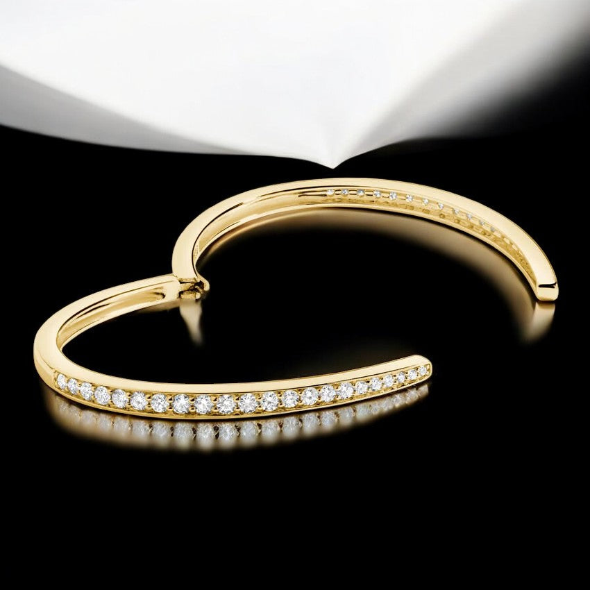 Lab Diamond Wrap Bangle
