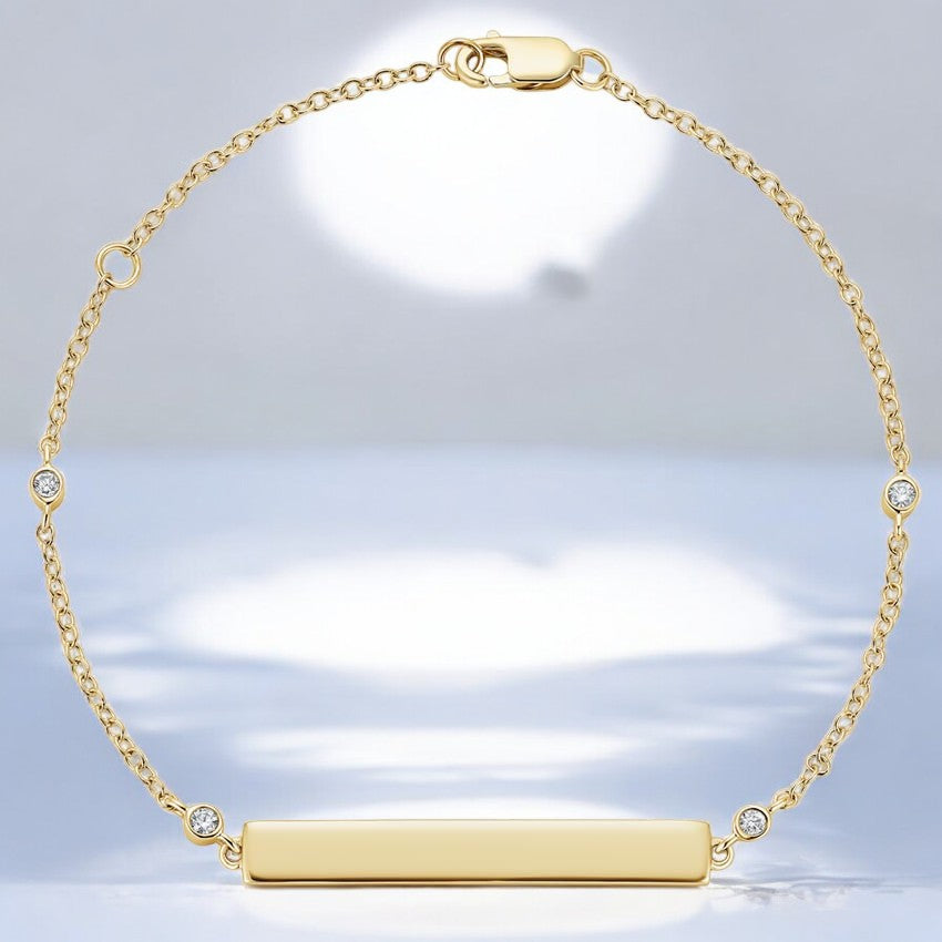 Lab Diamond Strand Bracelet