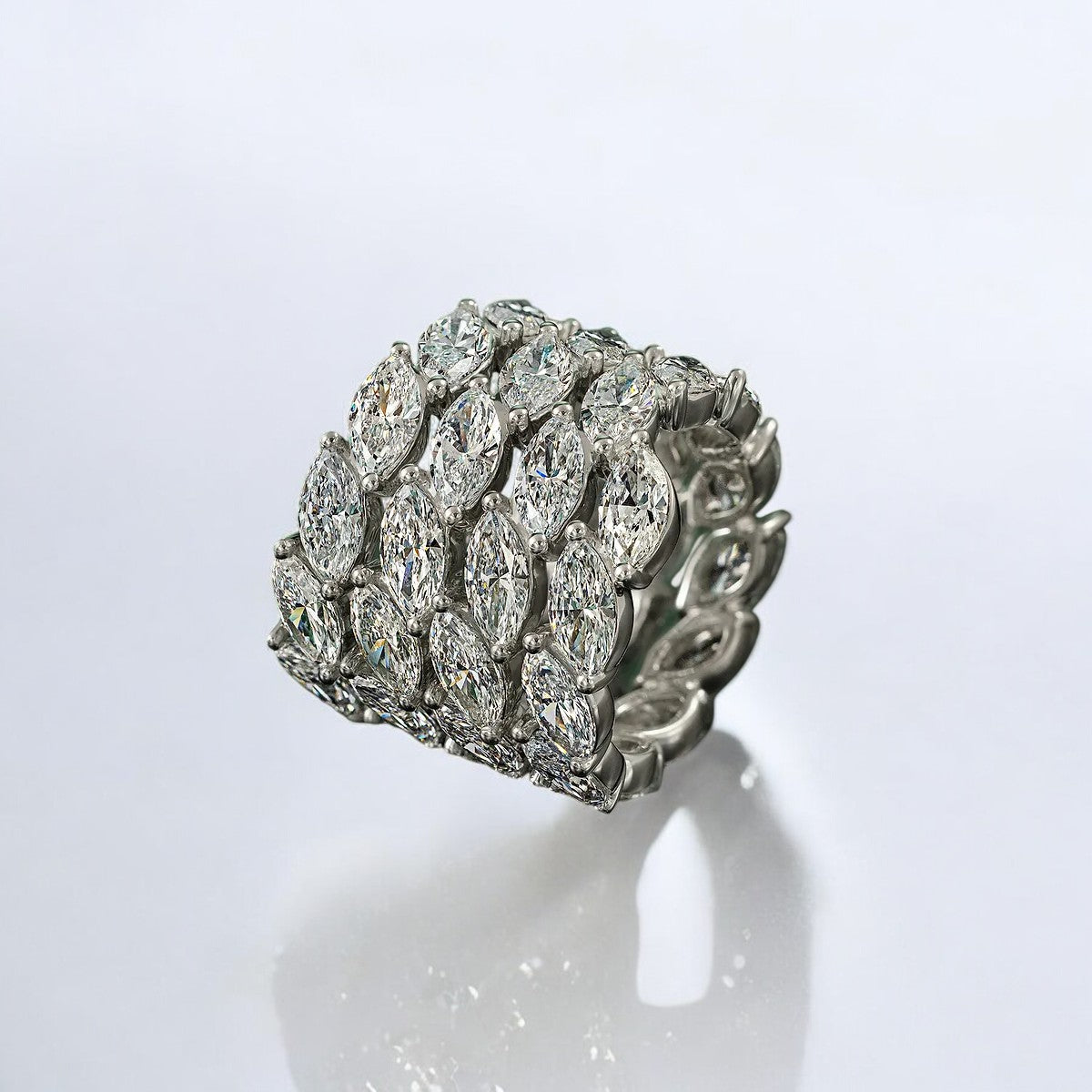 Cyclon Marquise Ring