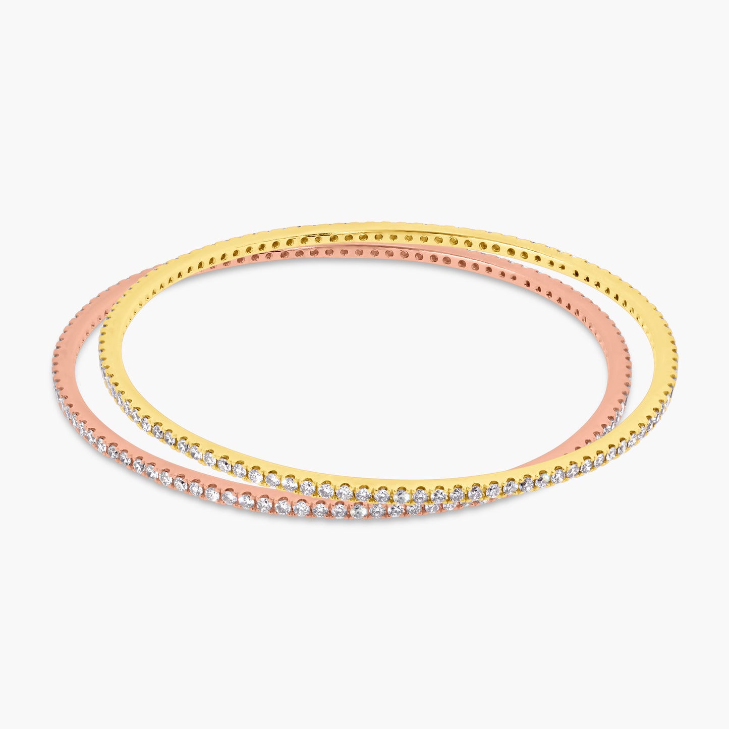 14K Rose Gold Fashion Bangle - BG18881F03