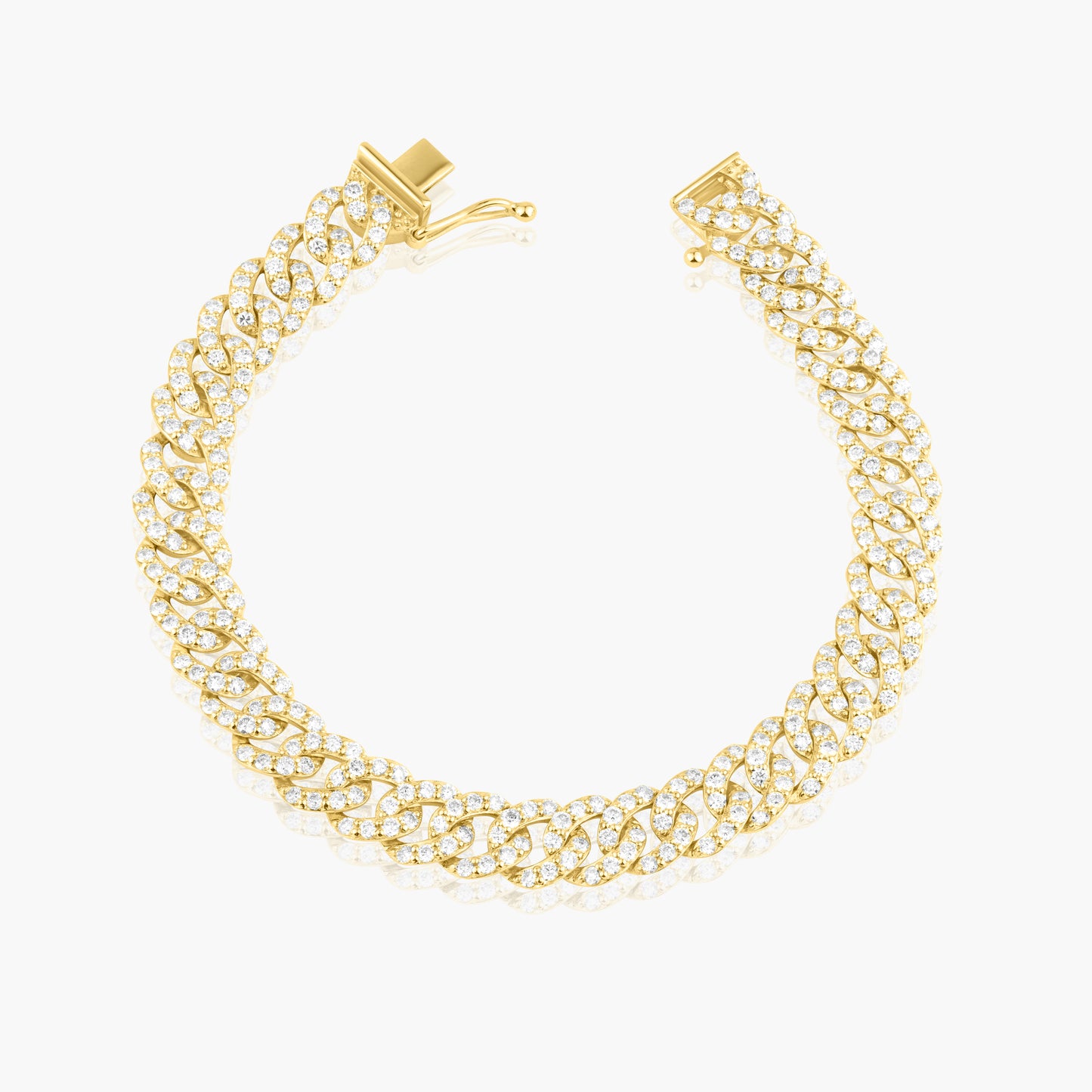 14K Yellow Gold Chain Link Bracelet-B60450707