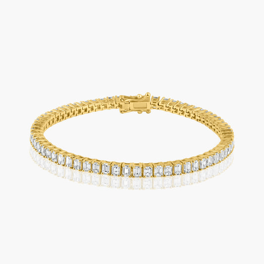 14K Yellow Gold Tennis Bracelet - B606100